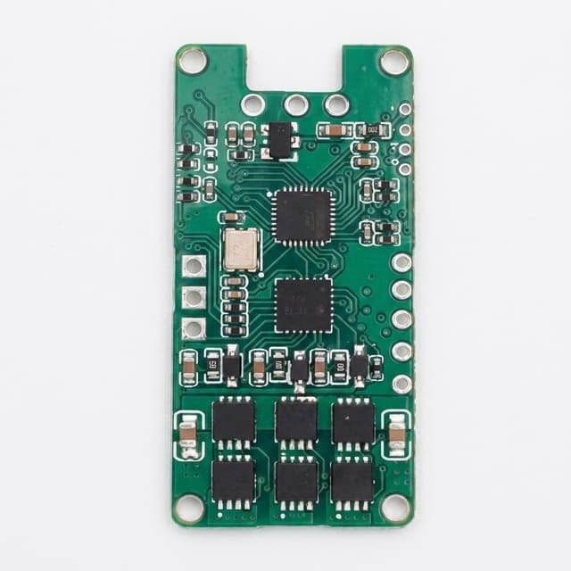 Compact disk-shaped robot joint servo drive PCB designed for embedded actuator module integration
