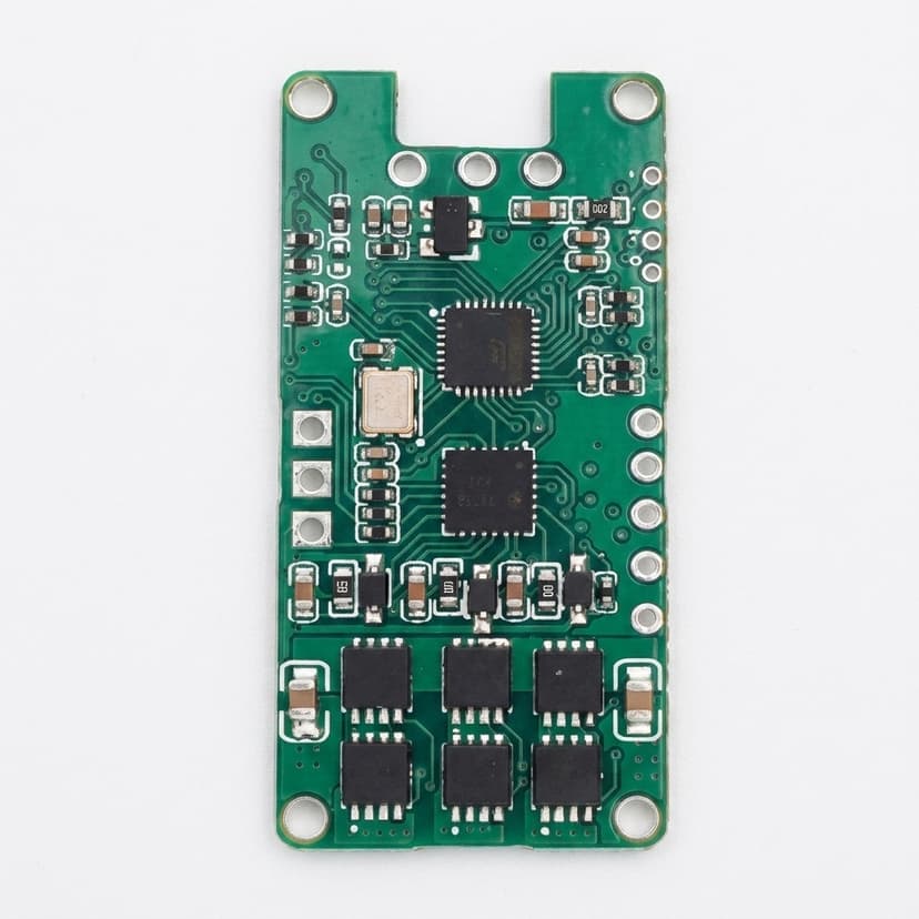 Compact disk-shaped robot joint servo drive PCB designed for embedded actuator module integration